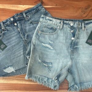 NWT Women’s High Rise Cutoff Shorts Size 6 Wild Fable